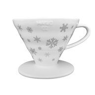 V60 Dripper Ceramic 02 size, Xmas edition, Silver