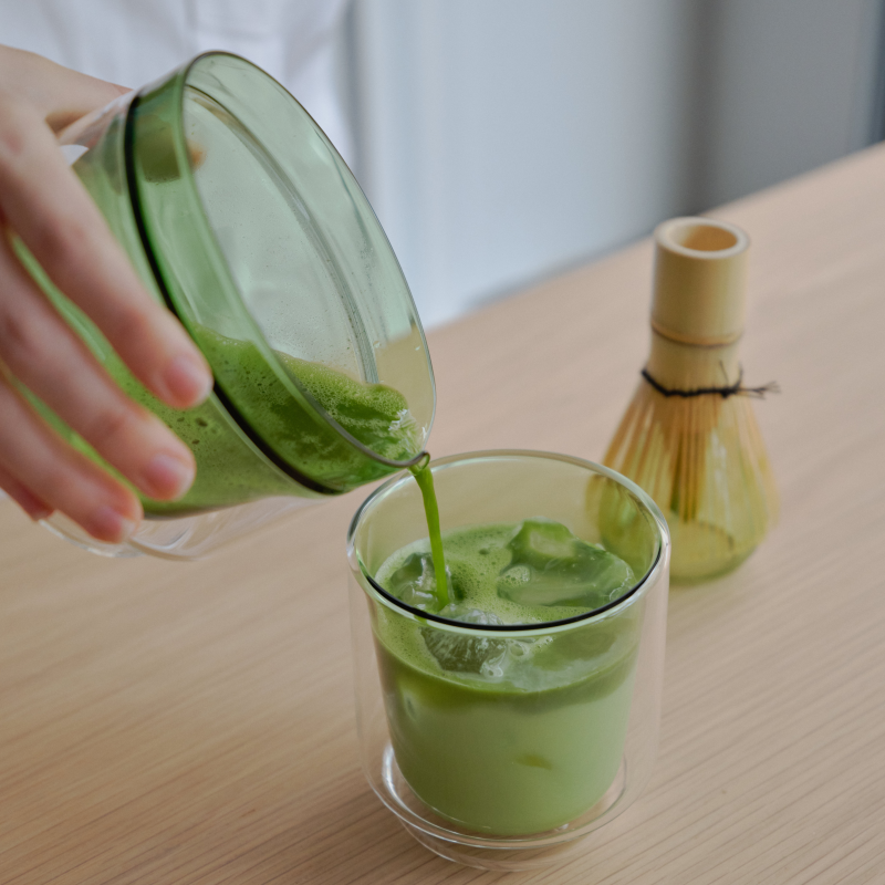 Double-walled Matcha Bowl 300ml, Green