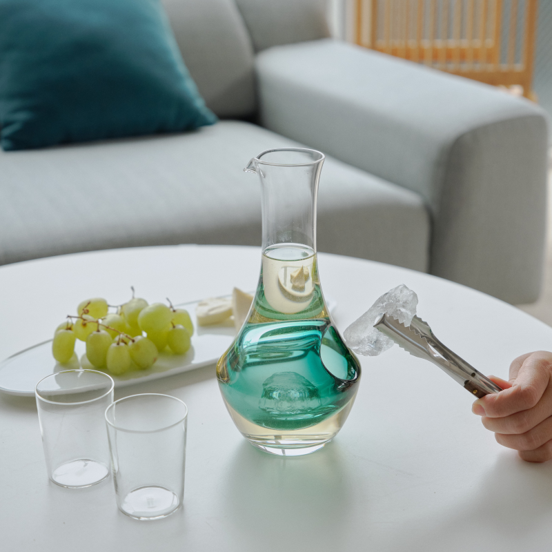 Cool Coloured Sake Carafe N, Green, 360mL