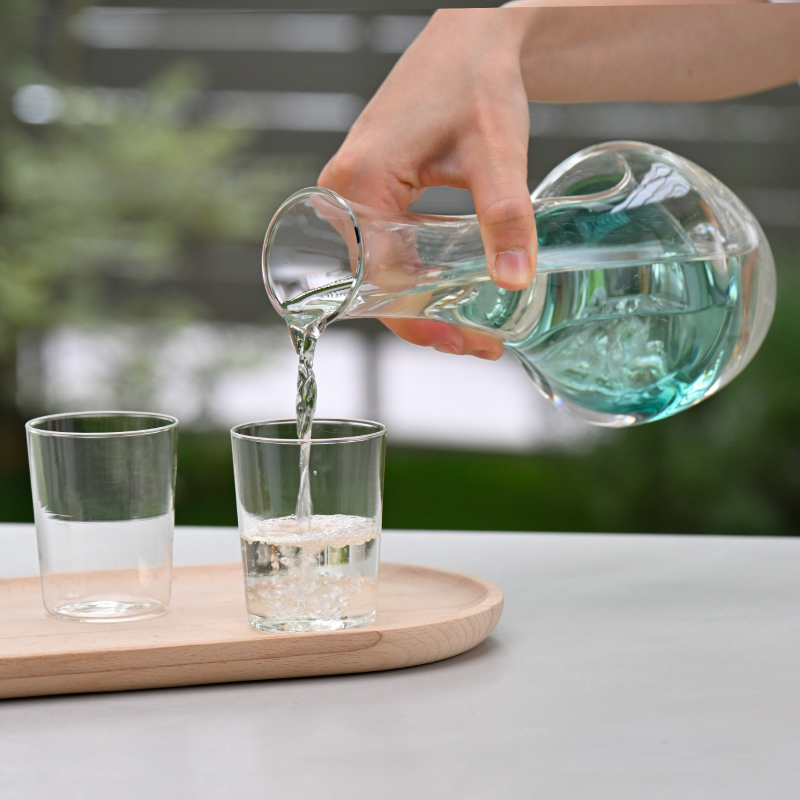 Cool Coloured Sake Carafe N, Green, 360mL