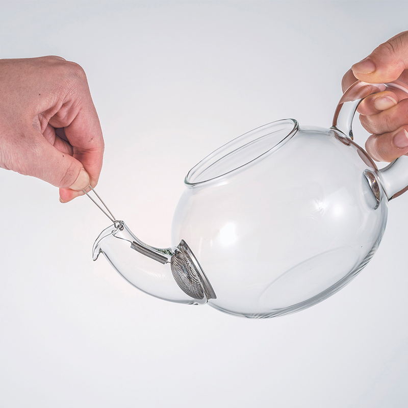 Glass Jumping Teapot, 800mL