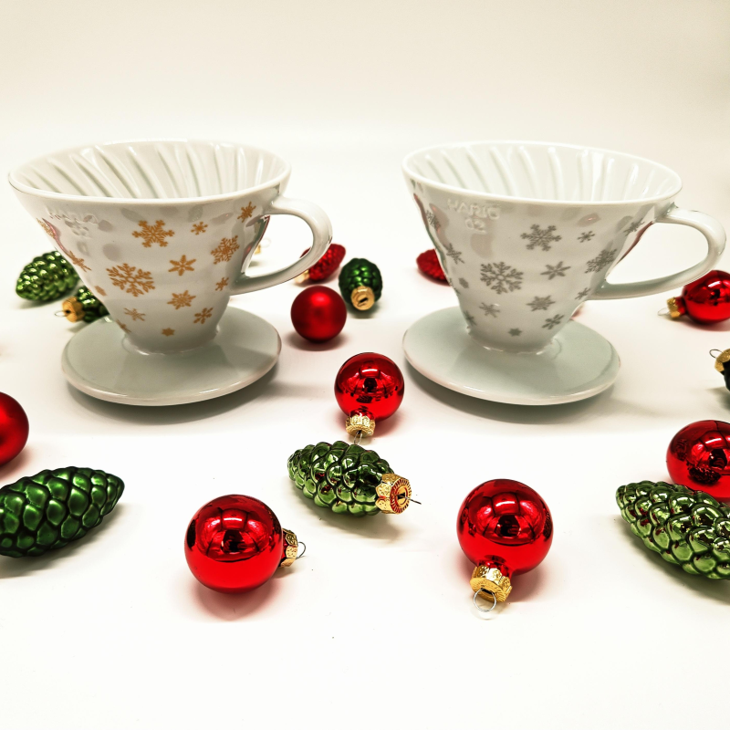 V60 Dripper Ceramic 02 size, Xmas edition, Gold