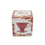 V60 20th Year Anniversary Color Drippers, 02 size, Momiji Red