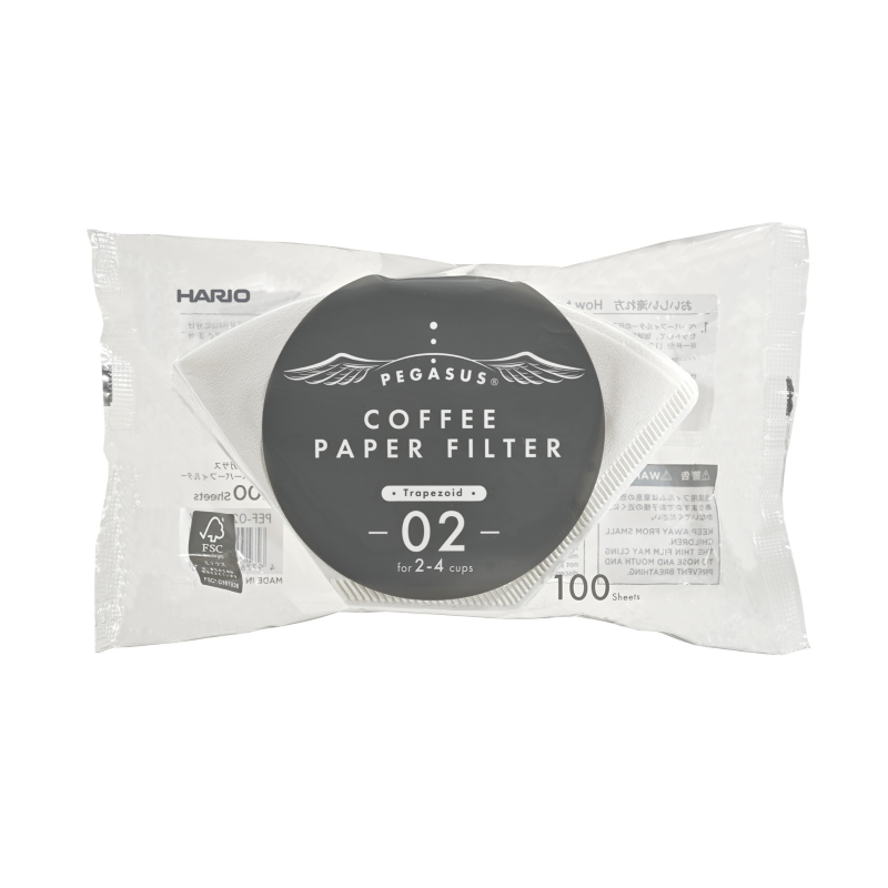 Pegasus Filter Paper, 02 Size, White (100 pcs)