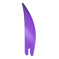 V60 Suiren Dripper Coloured Ribs, 6 pcs., Transparent Purple