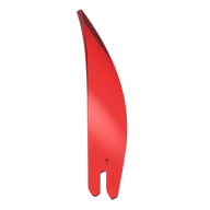 V60 Suiren Dripper Coloured Ribs, 6 pcs., Transparent Red