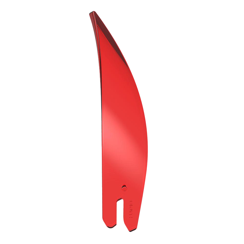 V60 Suiren Dripper Coloured Ribs, 6 pcs., Transparent Red
