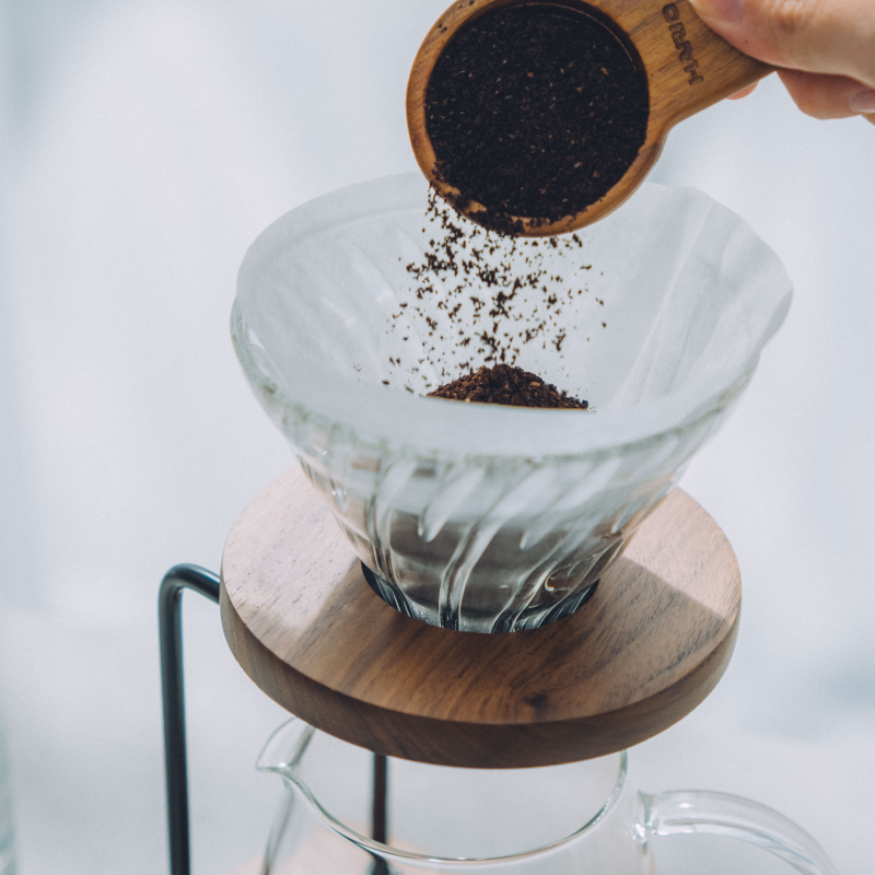 V60 Glass Dripper, 02 size, Walnut