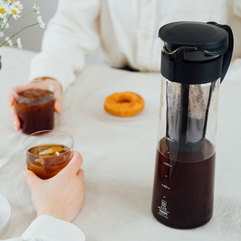 Cold Brew Coffee Pot Mizudashi, Black, 600mL