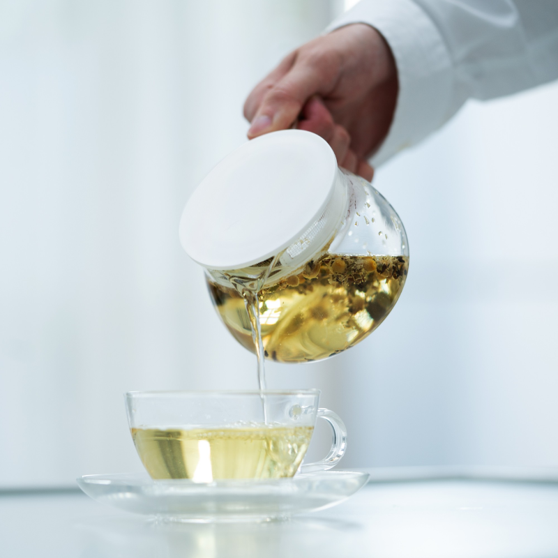 Teapot Cha no Maru, White, 380mL