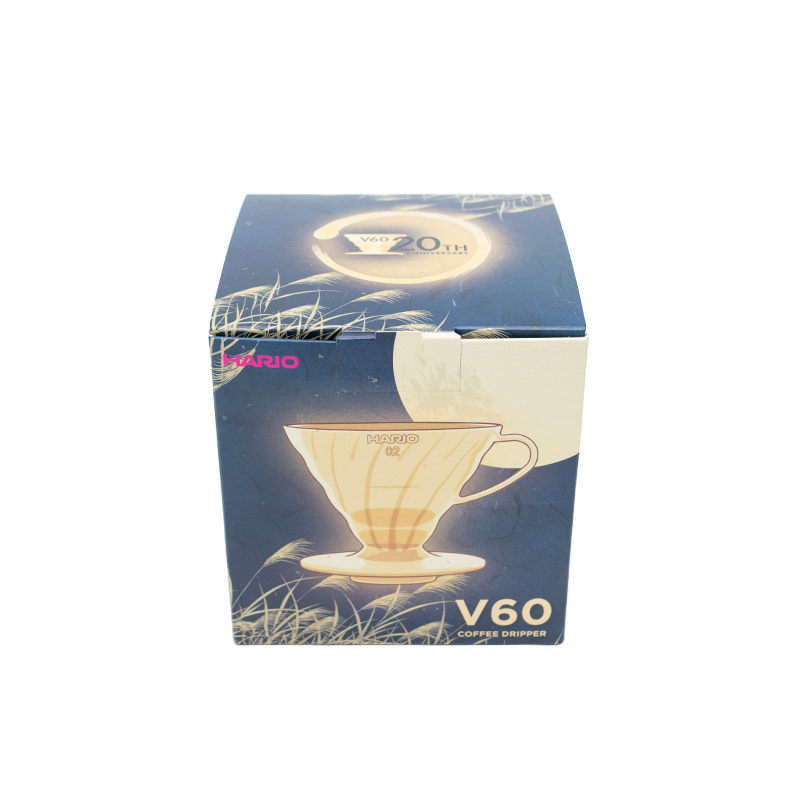 V60 20th Year Anniversary Color Drippers, 02 size, Tsukimi Yellow