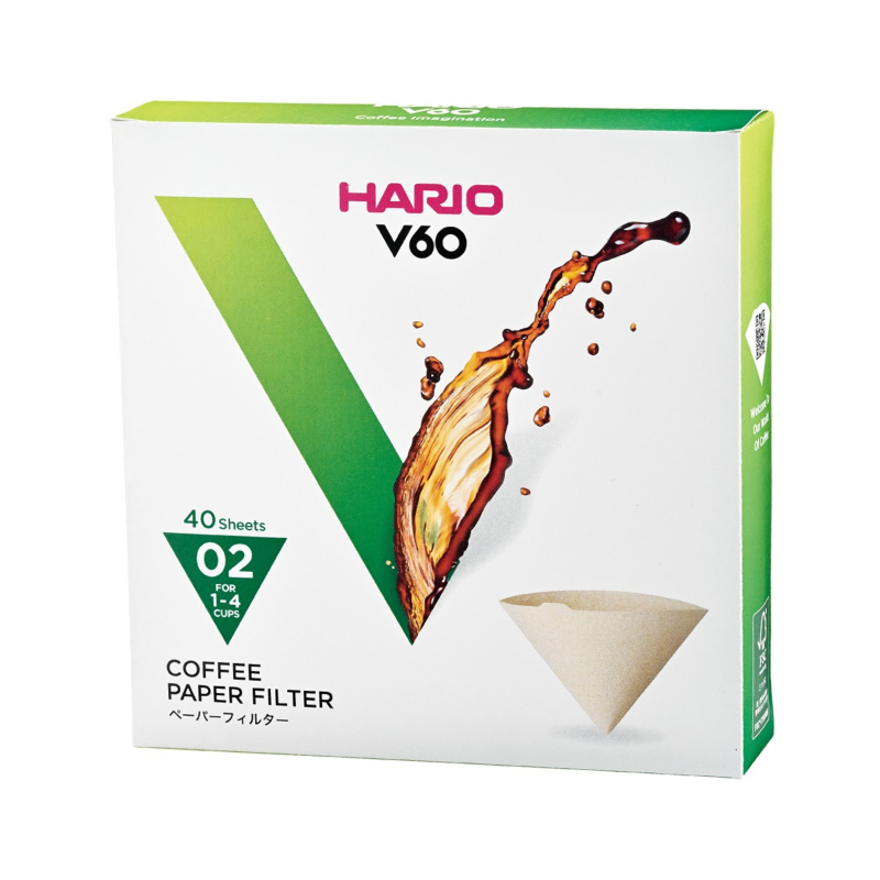 V60 Filter Paper, 02 Size, 40 pcs, Natural