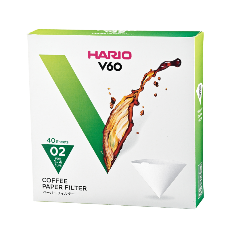 V60 Filter Paper, 02 Size, 40 pcs, White