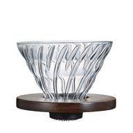 V60 Glass Dripper, 02 size, Walnut