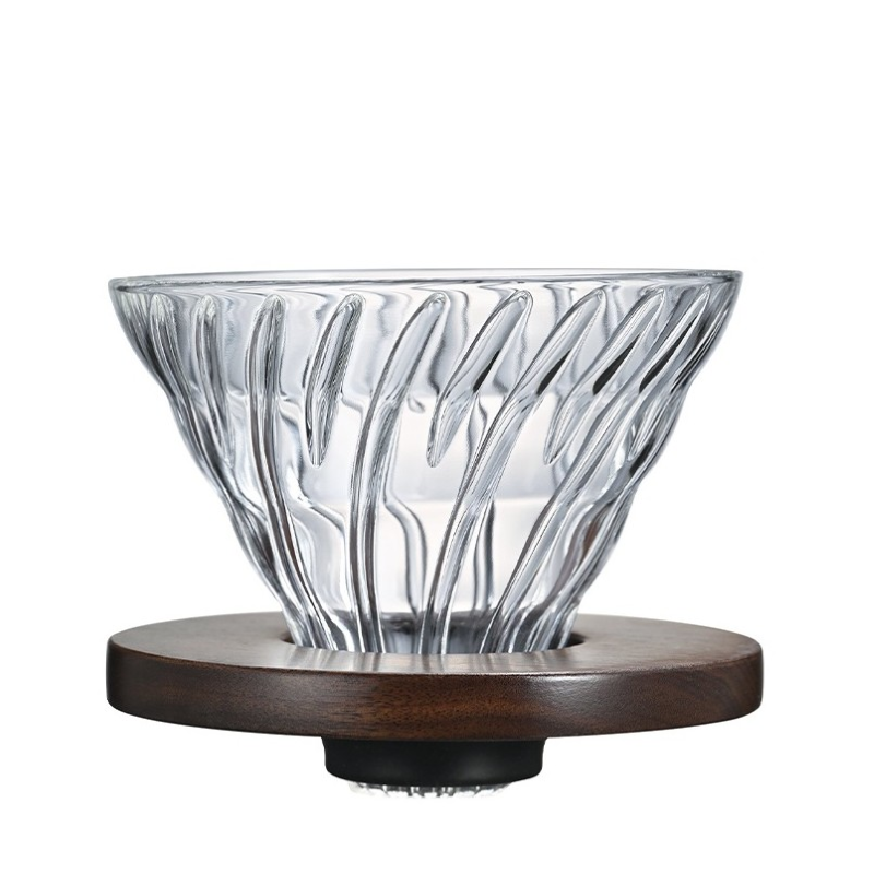 V60 Glass Dripper, 02 size, Walnut