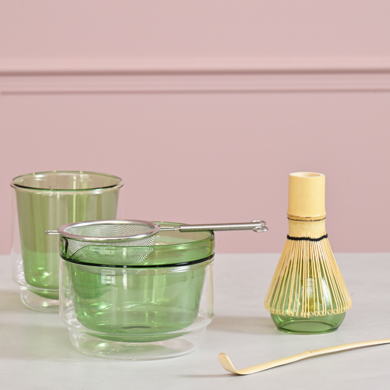 Double-walled Matcha Bowl 300ml, Clear
