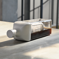 Ka-Ku Cold Brew Coffee Bottle, 1000mL, Pale Grey